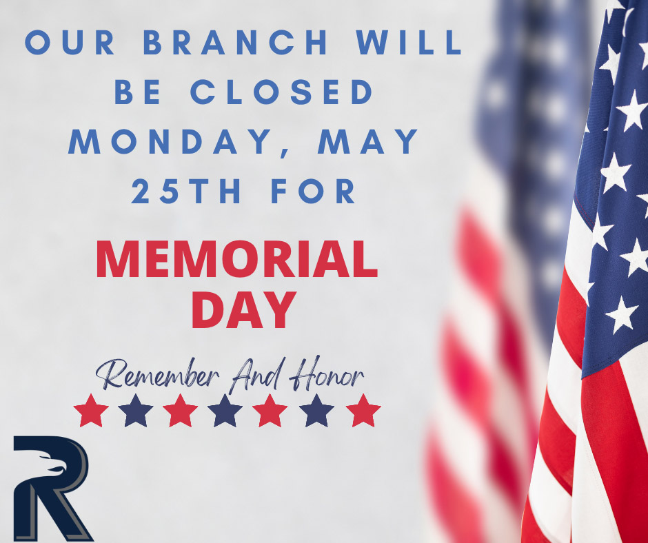 Romney FCU- Closed For Memorial Day